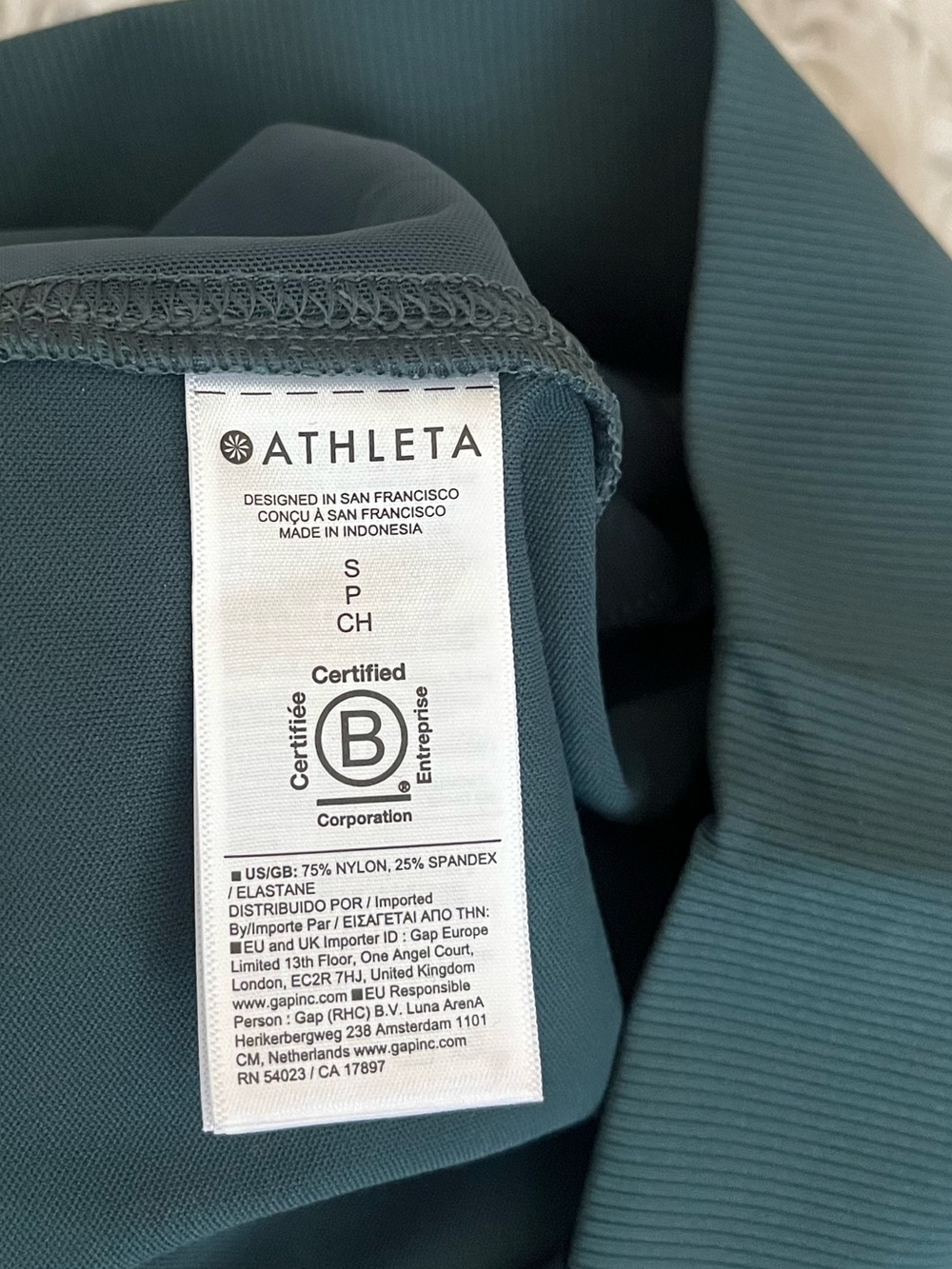 {Athleta} Venice High Rise Wide Leg Pants in Green - Womens Small - Picture 9 of 9
